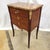 Early 19th Century Antique French Louis XV Style Marquetry Side Table Commode Marble Top For Sale - Image 5 of 12