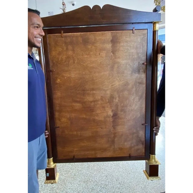 French Large Console and Pier Mirror 1890s Napoleon III Empire Revival For Sale - Image 3 of 15