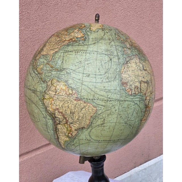 French Terrestrial Globe from G. Thomas, 1890 For Sale - Image 6 of 14