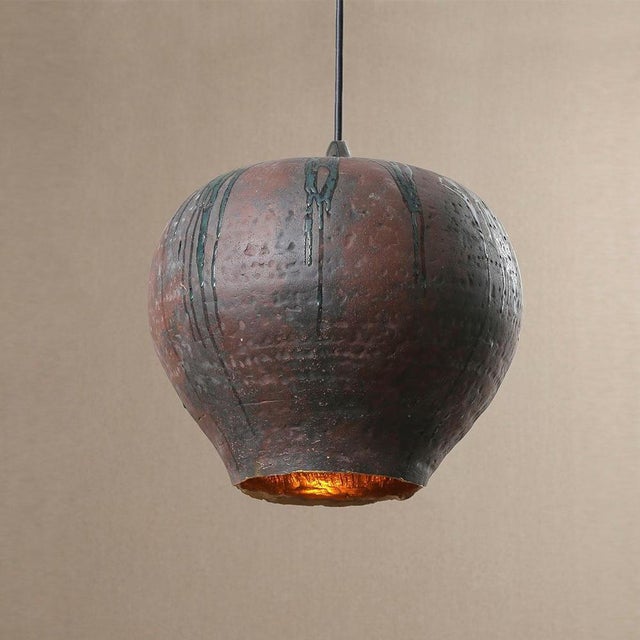 Garlic ceramic pendant lamp by makhno dimensions: d 49 x h 55 cm materials: ceramics all our lamps can be wired according...