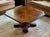 Thomasville Vintage Thomasville Mahogany Coffee Table With Pedestal Base and Marquetry Top For Sale - Image 4 of 11