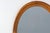 Mid-Century Modern Mid-Century Oval Oak Mirror, Belgium, 1950s For Sale - Image 3 of 11