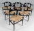 Hans j. Wegner six armchairs with solid lacquered frame original danish paper cord seats. Model pp68, made by pp møbler....