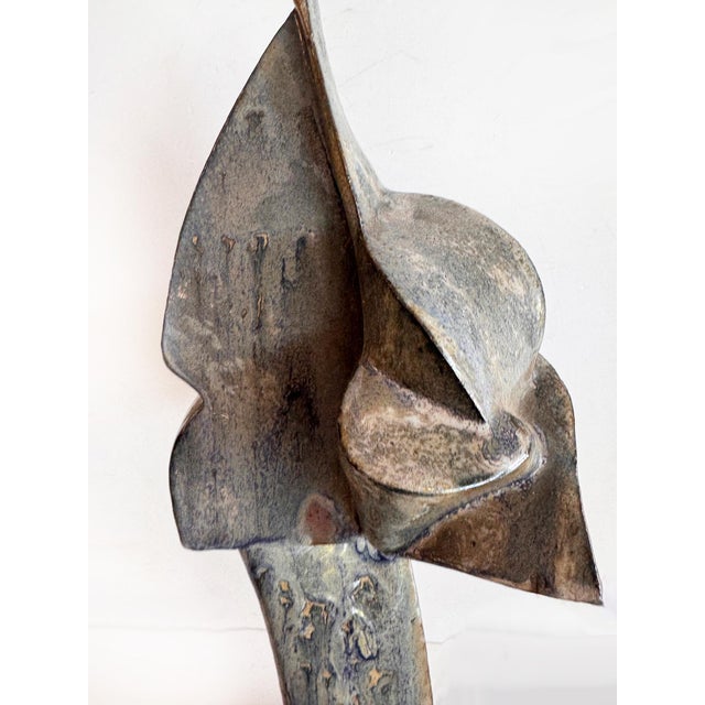 Abstract Large Vintage Studio Ceramic Pottery Abstract Sculpture For Sale - Image 3 of 10