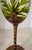 Glass Late 20th Century Set of Seven Hand-Painted Tropical Toucan Wine Glasses With Amber Stems. Coastal Tropical Entertaining For Sale - Image 7 of 9