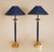 Modern Gold and Blue Table Lamps from Maison Jansen, 1970s, Set of 2 For Sale - Image 9 of 9