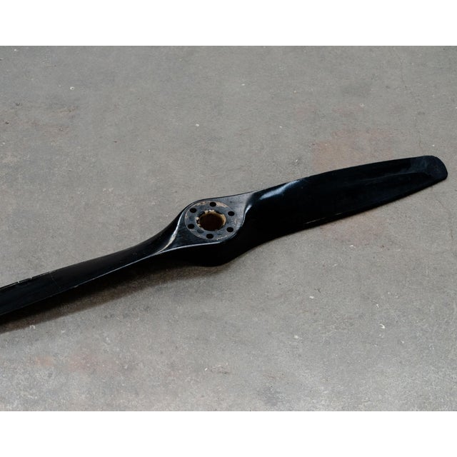 1960s Vintage Wooden and Metal Airplane Propeller, 1960 For Sale - Image 5 of 9