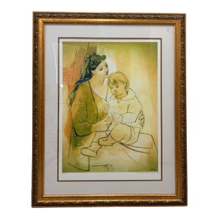 1990s Pablo Picasso – "Mother and Child" Collection Domaine Picasso For Sale
