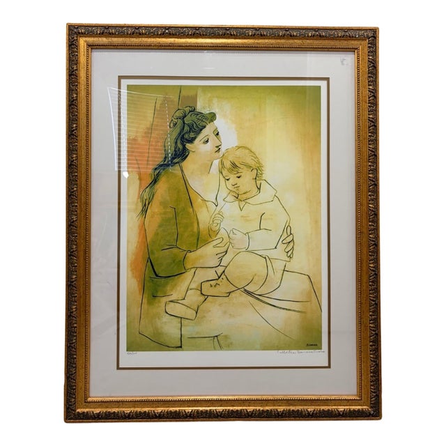 1990s Pablo Picasso – "Mother and Child" Collection Domaine Picasso For Sale