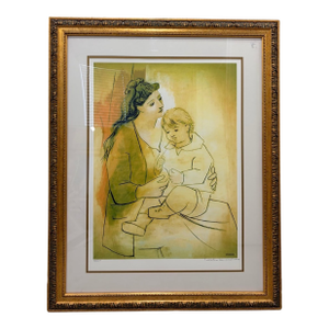 1990s Pablo Picasso – "Mother and Child" Collection Domaine Picasso
