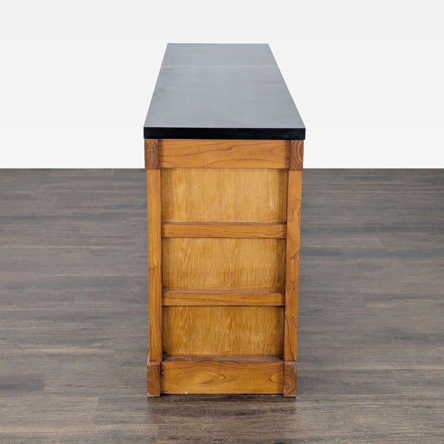Antique Japanese Tansu With Granite Top For Sale In San Francisco - Image 6 of 11