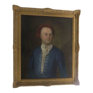 Early 18th Century "Portrait of a Gentleman" Oil Painting by Jonathan Richardson, Framed For Sale