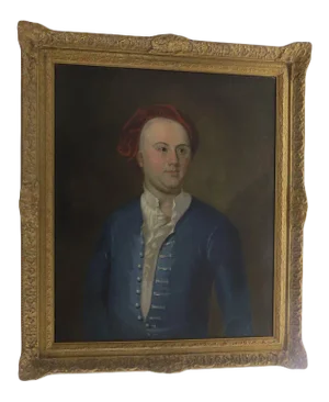 Early 18th Century "Portrait of a Gentleman" Oil Painting by Jonathan Richardson, Framed