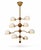 Create a striking focal point in your interior with this handcrafted 8 Light Brass Dome Chandelier, a sculptural lighting...