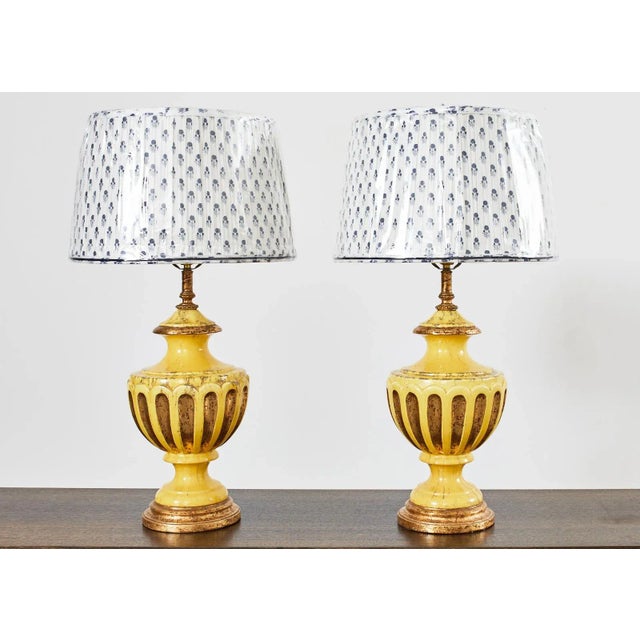 Mid 20th Century Pair of Hollywood Regency Lamps by Nardini Studio of California For Sale - Image 5 of 13