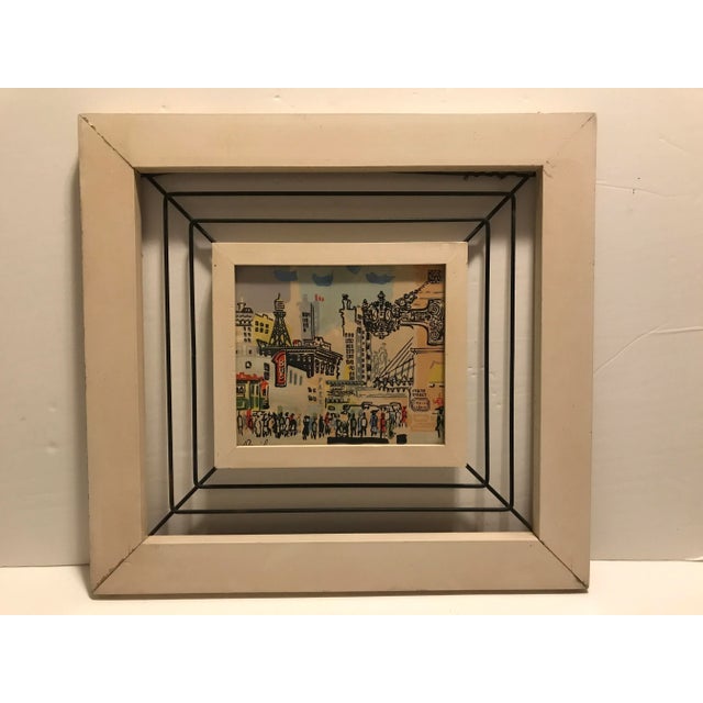 Awesome, vibrant matte finish Chicago themed art. This art features the intersection of State and Randolph Streets, The...