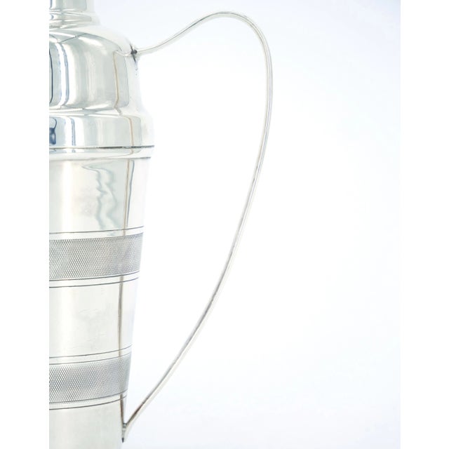 English Edwardian Sheffield Silver Plate Barware Cocktail Shaker For Sale In New York - Image 6 of 12