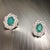 Diamond Emerald Earrings 14 Karat White Gold 2.17 TCW Certified For Sale - Image 10 of 14