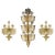 Metal Mid-Century Grand Hotel Sconces from Barovier & Toso, 1960s, Set of 3 For Sale - Image 7 of 7