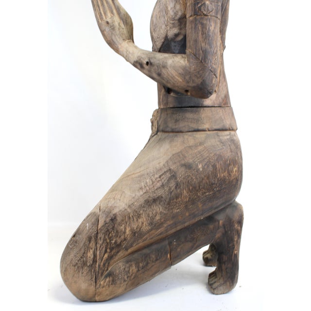 Empress of Compassion Statue Meditation Pose For Sale - Image 9 of 13