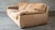 Roche Bobois for Tre Erre S.p.A. Buffalo Camel Leather Sofa For Sale - Image 10 of 15