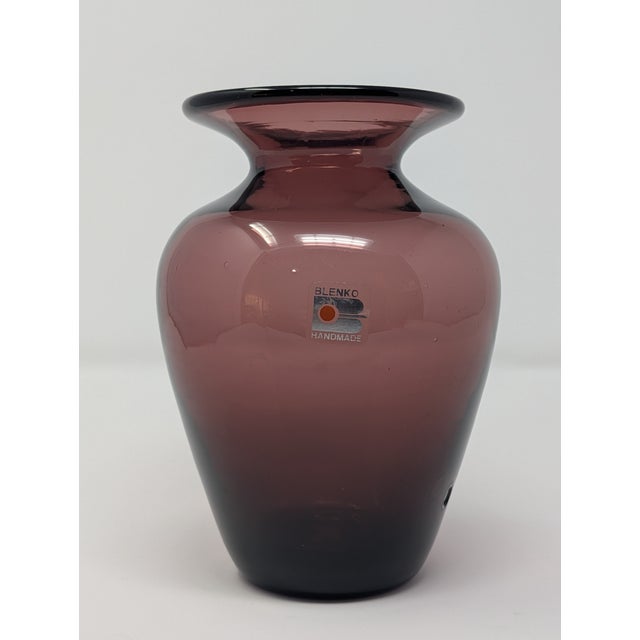 Vintage and Hand Blown Amethyst Glass - 8 Piece Curation Including Blenko and Cambridge Glass For Sale - Image 13 of 18