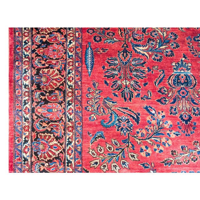 1930s Early 20th Century Persian Sarouk Rug For Sale - Image 5 of 15