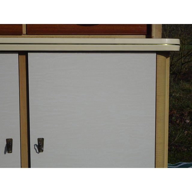 Large Vintage Sideboard in Wood and Formica from Weiler, 1960s For Sale - Image 9 of 18