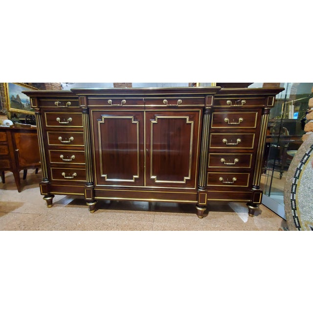 Antique Napoleon III Walnut Sideboard For Sale - Image 15 of 18