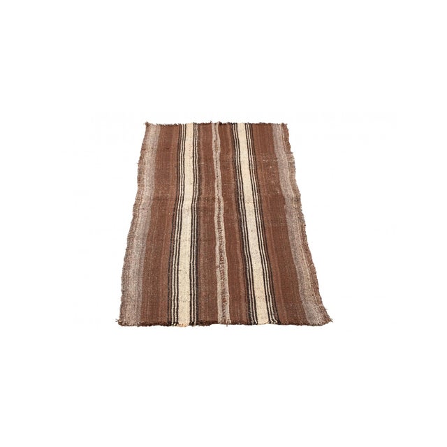 Vintage handwoven wool kilim rug from Kars region of Turkey. Approximatelly 50-60 years old. In very good condition. Rare...