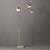 Mid-Century Modern Original 1962 Triplet 3 Light Arc Floor Lamp - Weathered Brass, White Marble Base, Dimmer Switch For Sale - Image 3 of 13