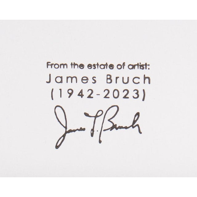 Contemporary Abstract Mixed Media Painting by James L. Bruch For Sale - Image 3 of 9