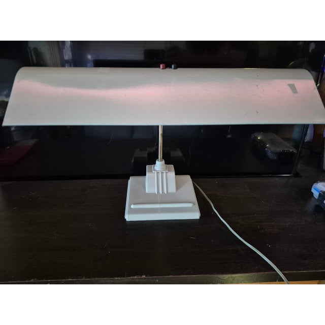 Art Deco Vintage "Sightmaster" Style Fluorescent Desk Lamp For Sale - Image 3 of 9