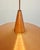 1960s Mid-Century Danish Copper Pendant Lamp with Teak Top and Sculptural Acrylic Diffuser, 1960s For Sale - Image 5 of 9