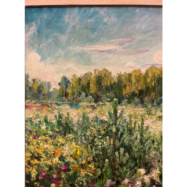 Georgij Moroz, Flowery Meadow, 2000, Oil Painting For Sale - Image 3 of 9