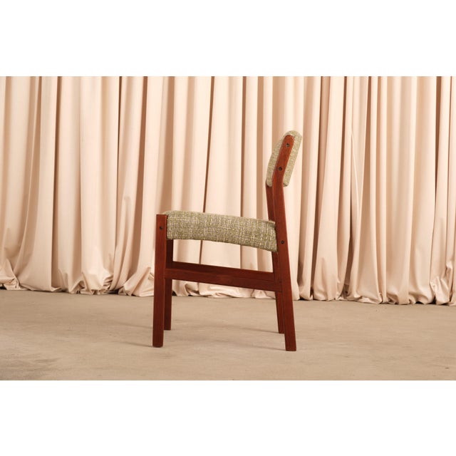 1960s Set of 4 Vintage Teak Dining Chairs Set, 1960s Danish Modern Attributed to h.w. Klein | Danish MCM Chairs For Sale - Image 5 of 18