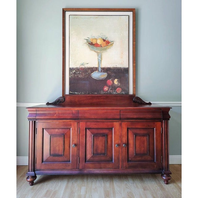 English Buffet Sideboard by Ethan Allen For Sale - Image 3 of 15