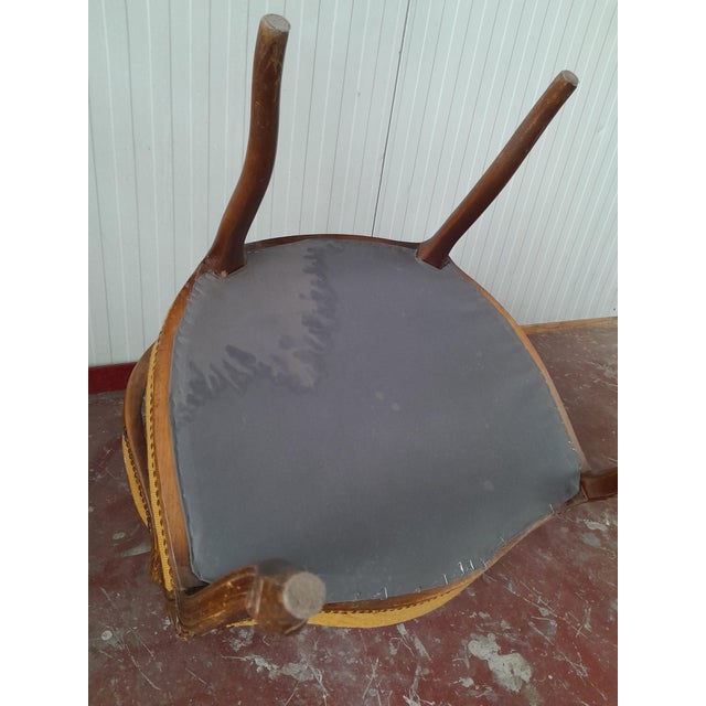 Dutch Louis XV Style Armchair with Embroidered Seat, 1930s For Sale - Image 13 of 14