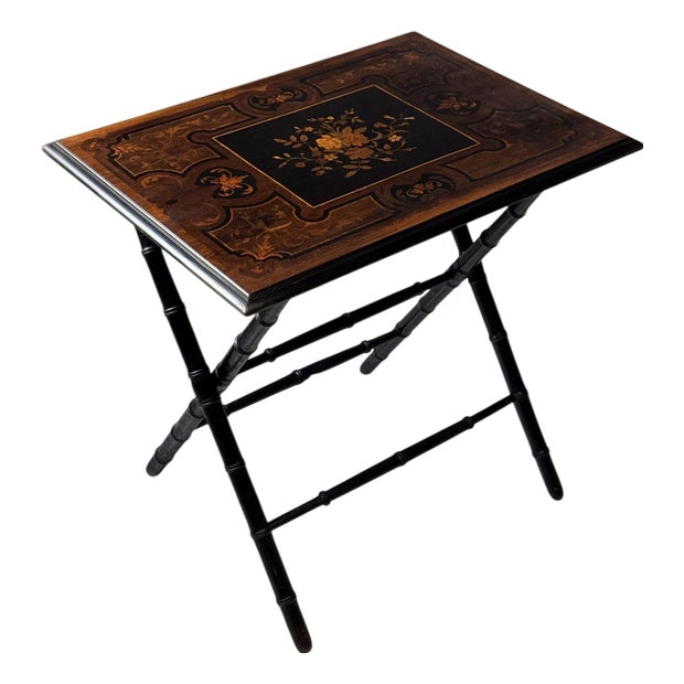 Napoleon III Inlaid Tray Table For Sale