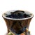 Blue Vintage Blue Drip & Floral Chinese Pottery Vase For Sale - Image 8 of 12
