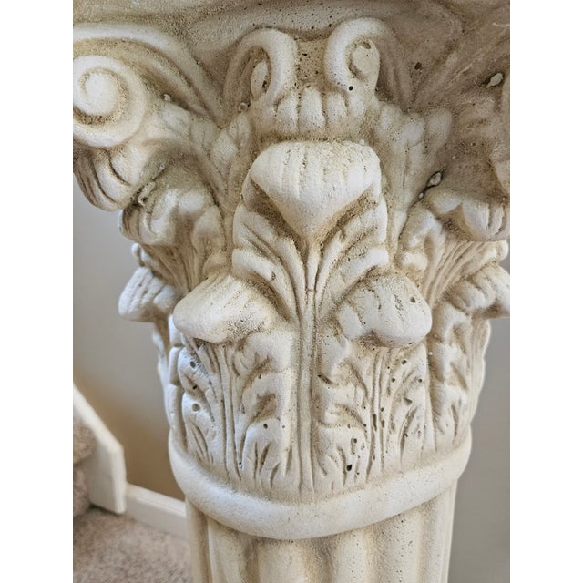 Late 20th Century Late 20th Century Column Pedestals - Set of 2 For Sale - Image 5 of 10