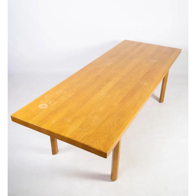 Brown Danish Oak Coffee Table, 1960s For Sale - Image 8 of 14