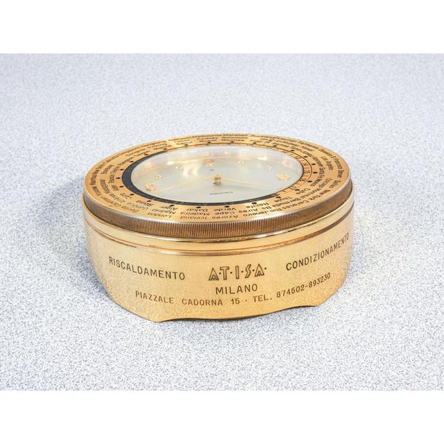 Atisa Advertising Table Clock from Luxor, 1960s For Sale - Image 4 of 16