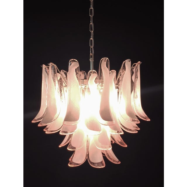 Vintage Italian Murano Chandelier from Mazzega, 1990 For Sale - Image 9 of 18