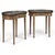 Pair of Louis XVI Neoclassical Stripped Mahogany Side Tables With Bronze Trim For Sale - Image 4 of 18