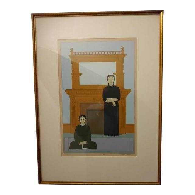 Will Barnett Signed Serigraph Reflections 168/225 - 1971 For Sale