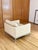 Vintage Florence Knoll Relaxed Two Seater Sofa and Chair Neutral Ivory - Set of 2 For Sale In Detroit - Image 6 of 18