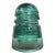 Antique Hemingray Teal Glass Insulator For Sale