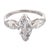 Contemporary Mid Century Gia 1.15 Carat Marquise Cut Diamond Platinum Engagement Ring, Size 4 For Sale - Image 3 of 6