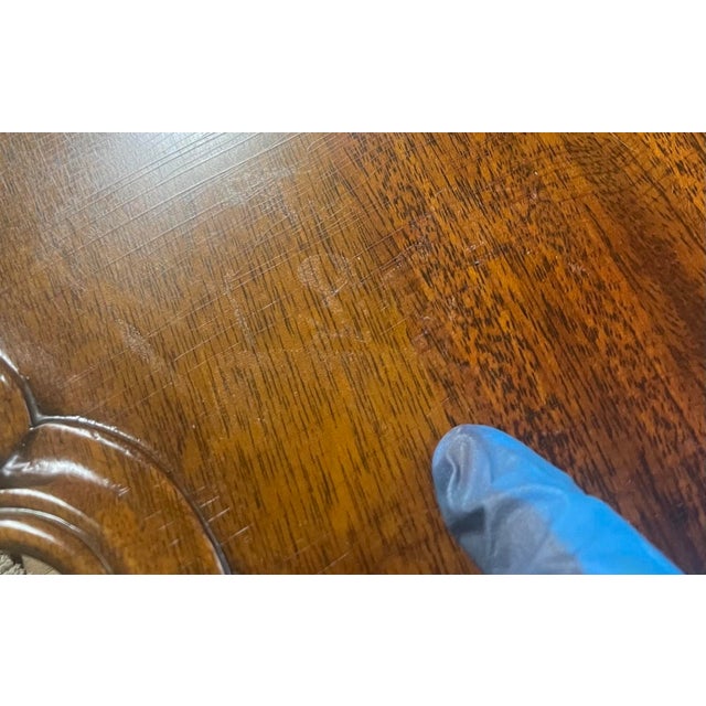 Late 20th Century L & J. G. Stickley Mahogany Pie Crust Tea Table With Flip Top For Sale - Image 12 of 18